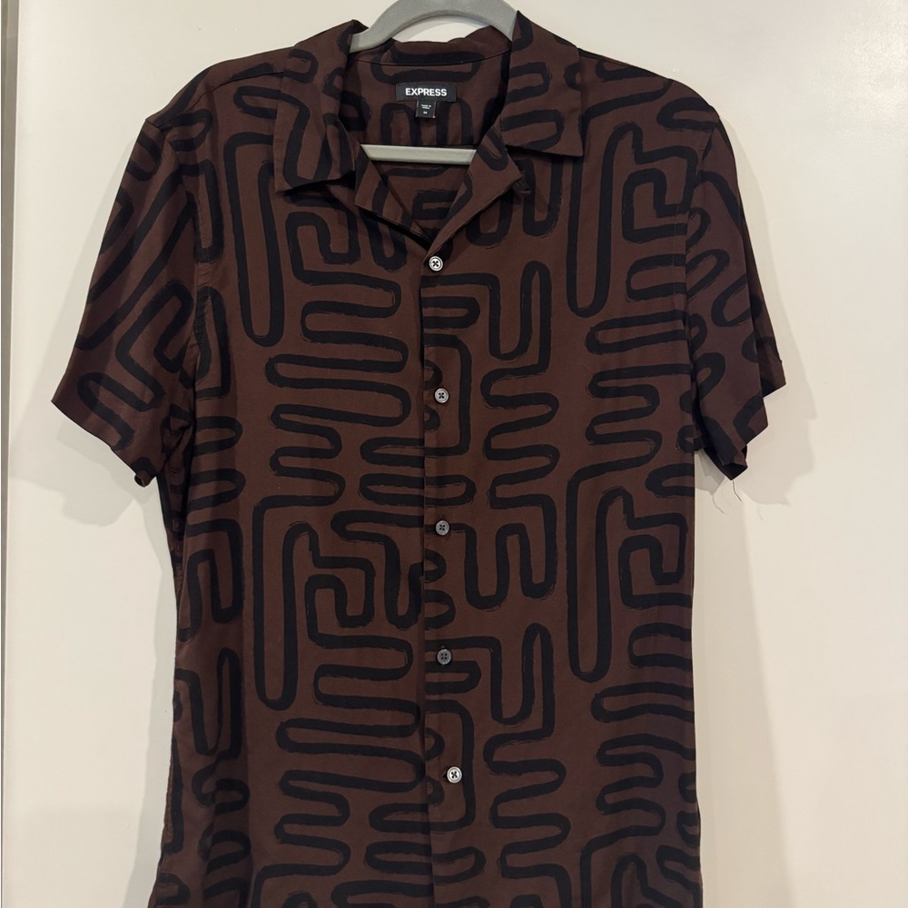 Express Short Sleeve Button Down